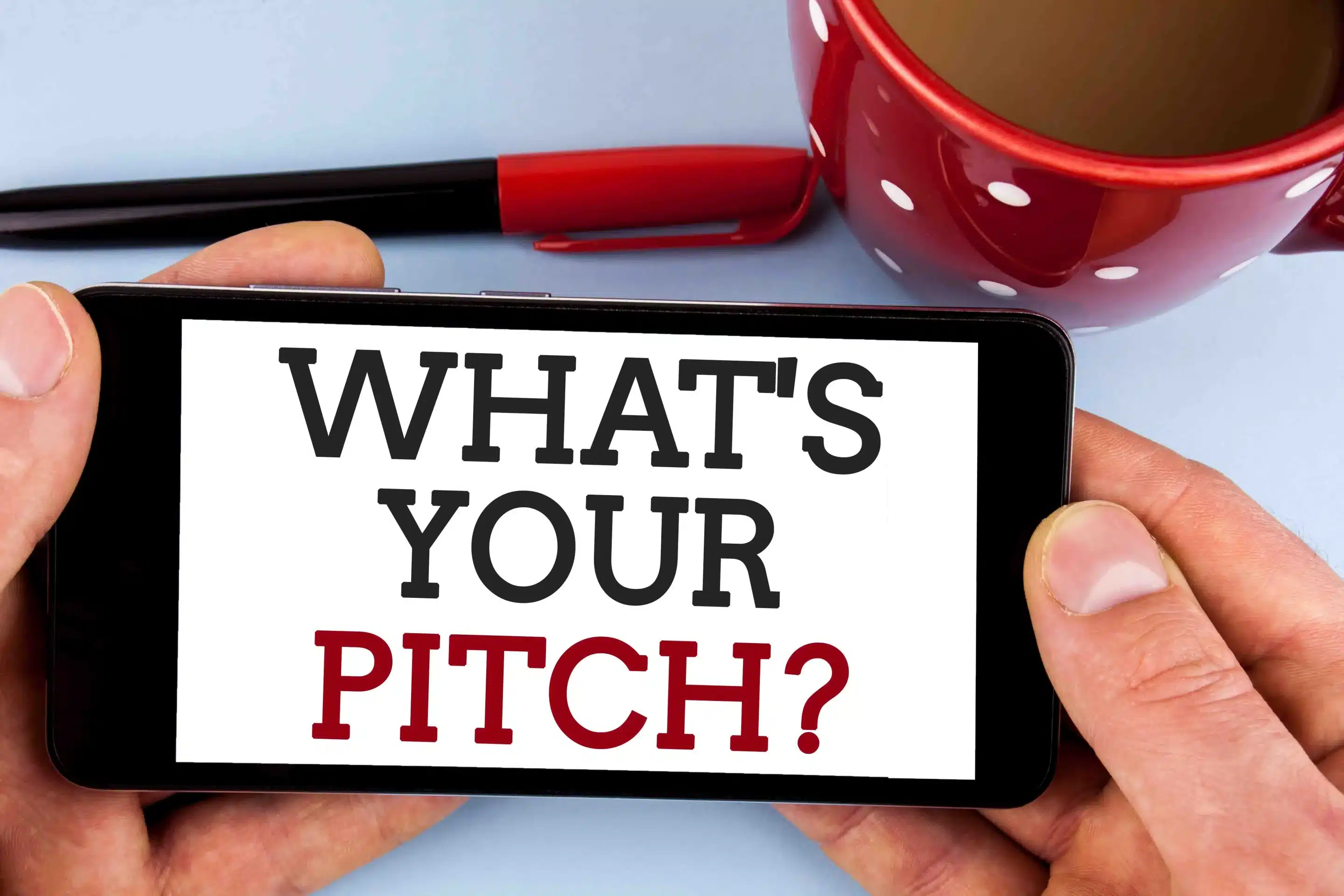 Screen showing What's your Pitch - Sales pitch