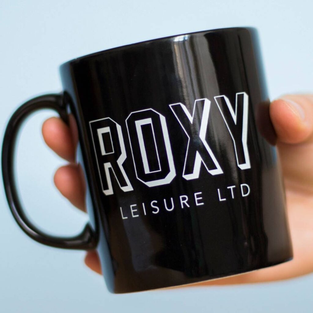 custom branded mug for improving company culture
