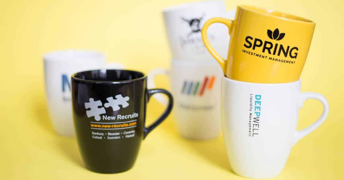 custom branded mugs for employee appreciation day
